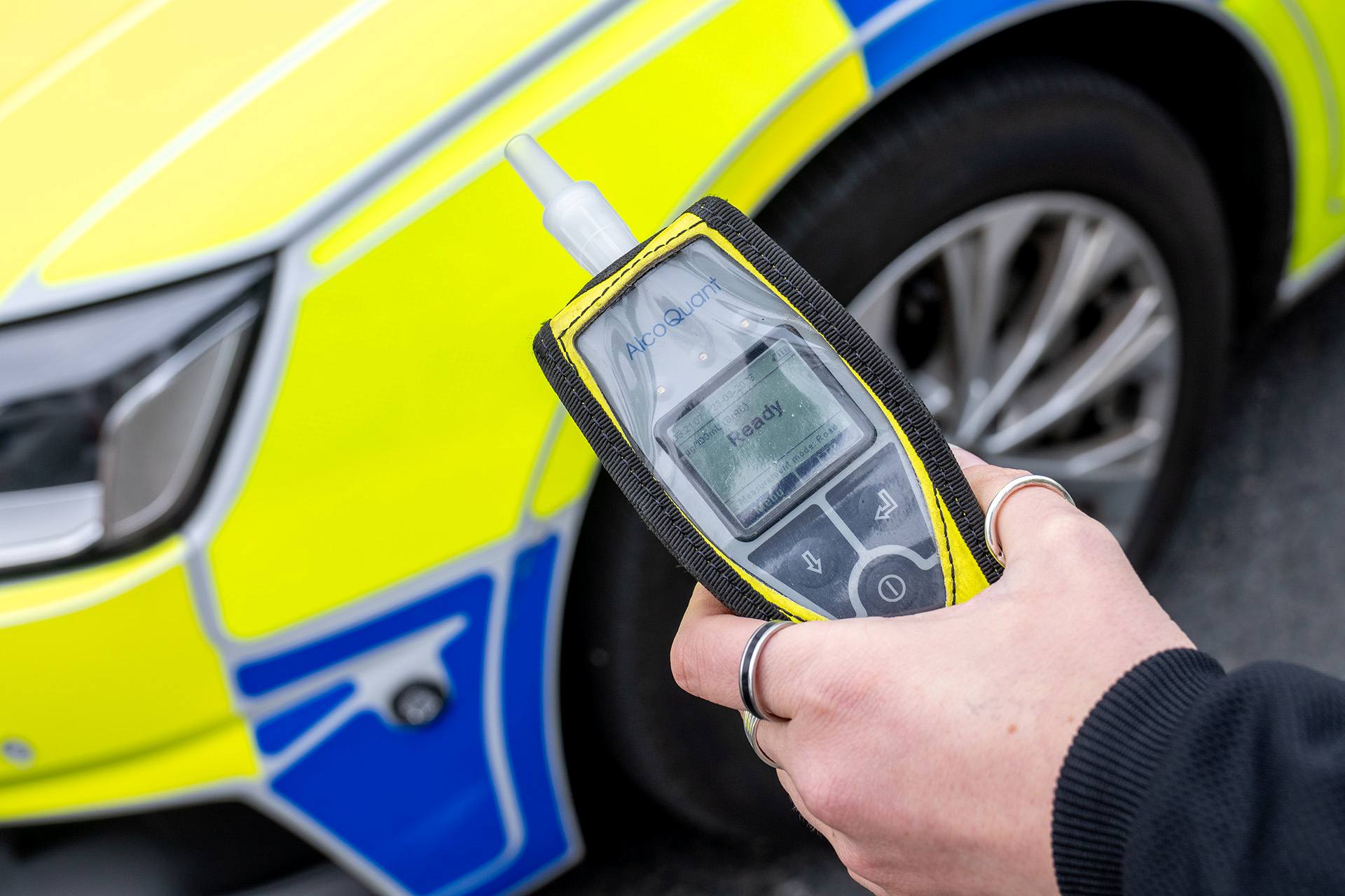 Police breath device