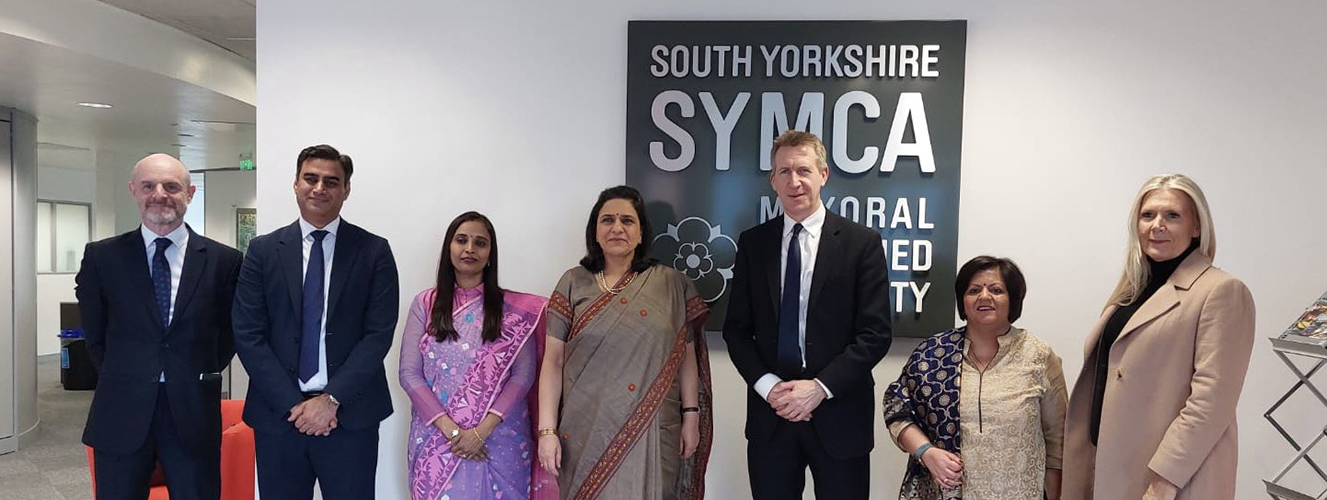 HIGH COMMISSIONER OF INDIA TO THE UK VISITS SOUTH YORKSHIRE TO STRENGTHEN REGIONAL TIES WITH INDIA