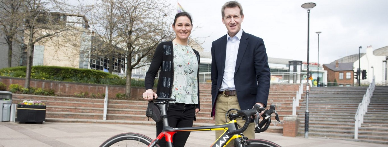Mayor and Dame Sarah Storey