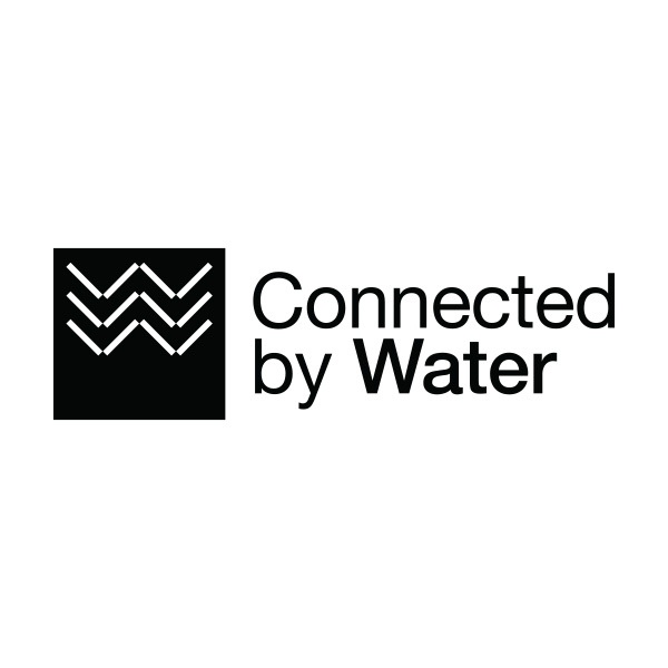 Connected by water logo