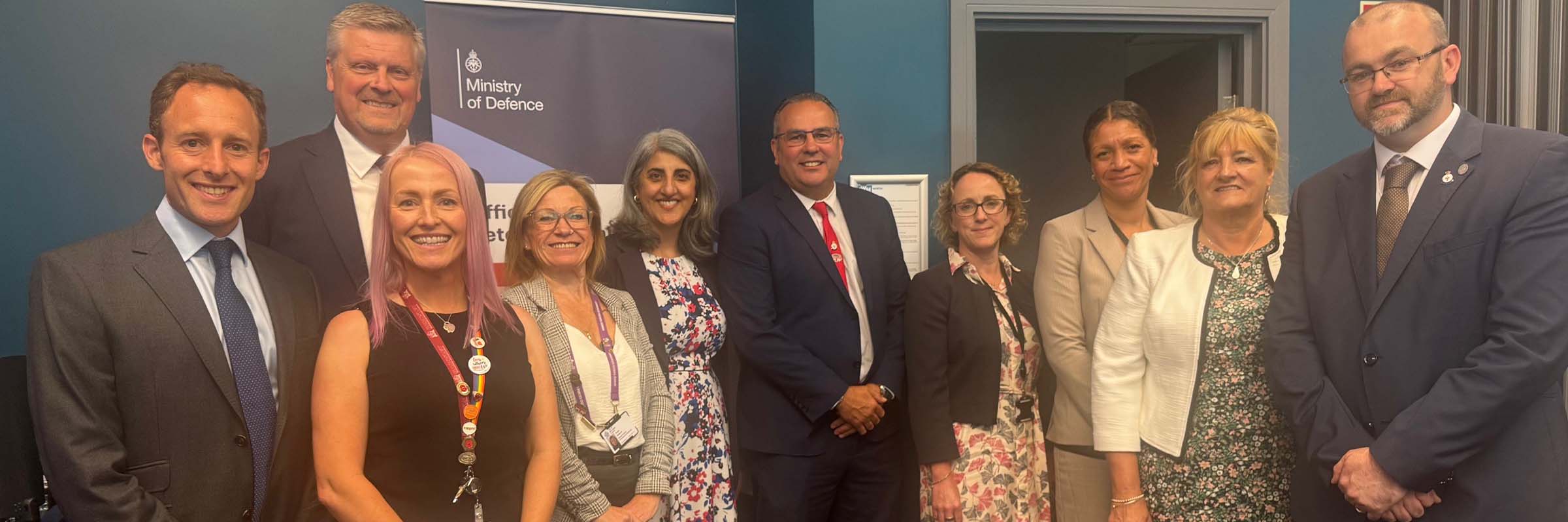 South Yorkshire Deputy-Mayor, Kilvinder Vigurs was joined at the launch of VALOUR by Armed Forces veterans lead officers and champions from across South Yorkshire